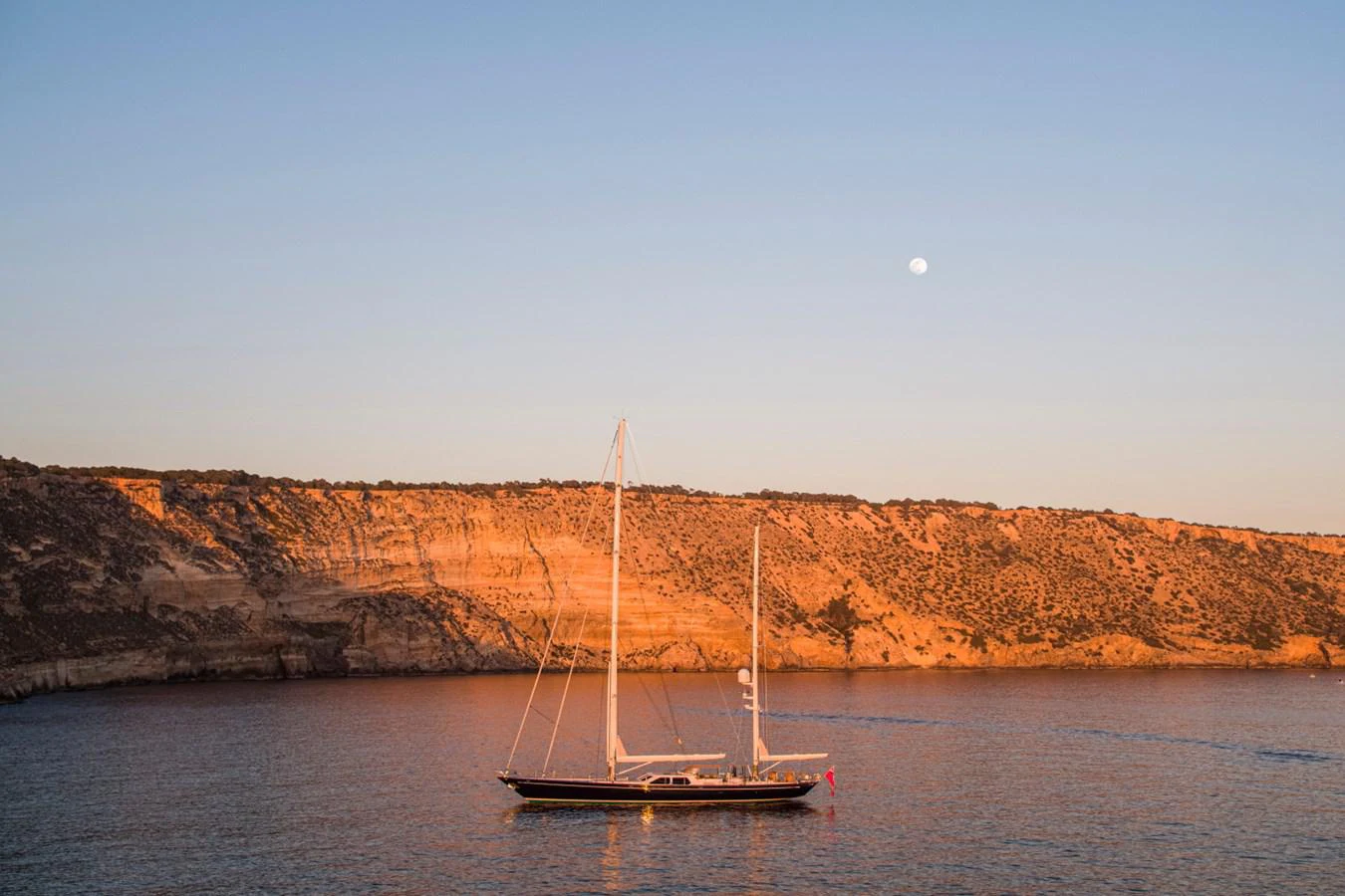 a boat on the water aboard LEGEND Yacht for Sale