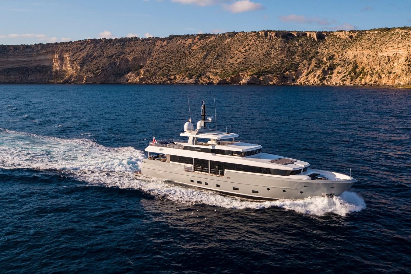 a boat on the water aboard CINQUANTA-50 Yacht for Sale