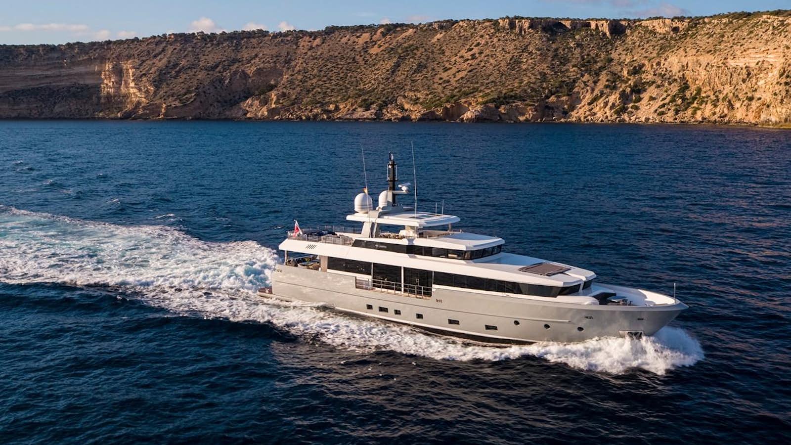 a boat on the water aboard CINQUANTA-50 Yacht for Sale