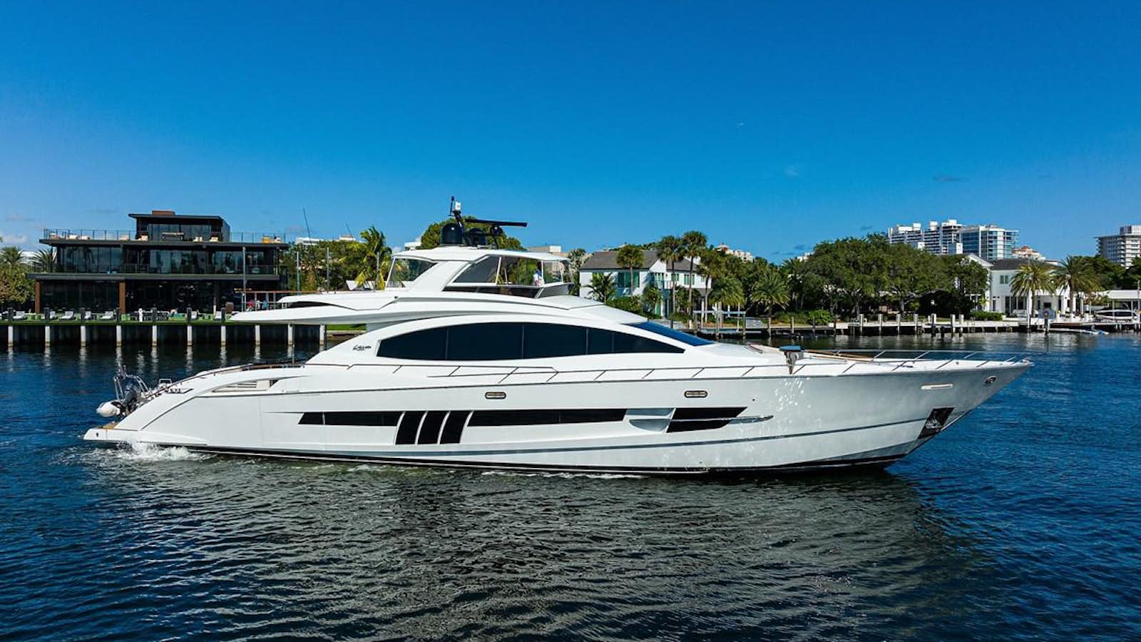 a boat on the water aboard ALGORYTHM Yacht for Sale