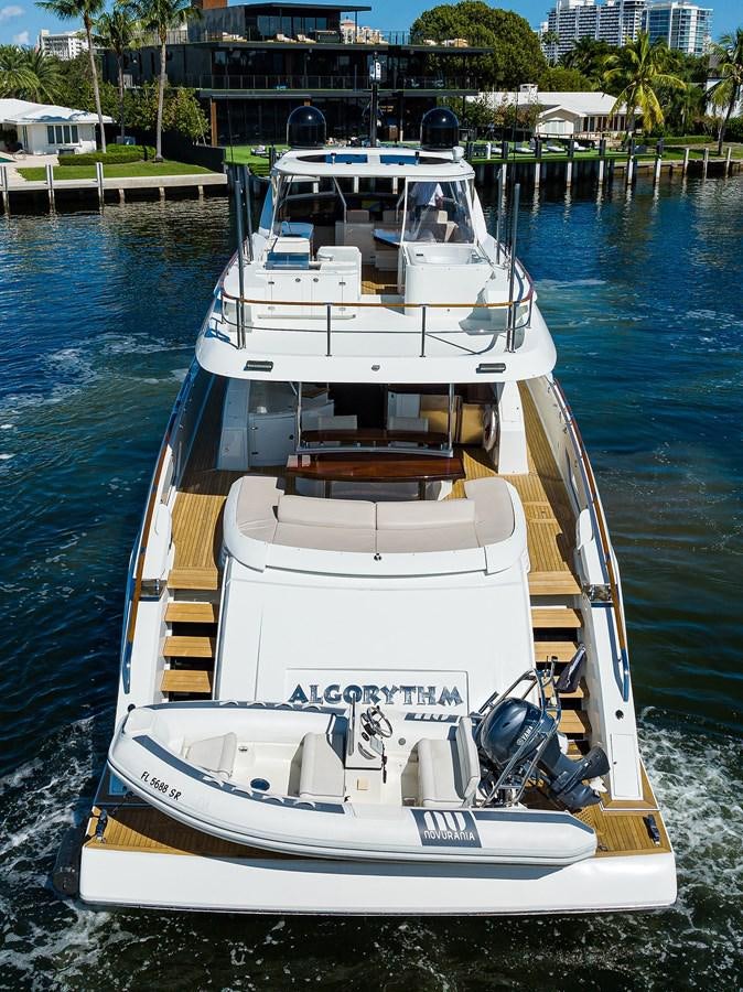 a boat on the water aboard ALGORYTHM Yacht for Sale