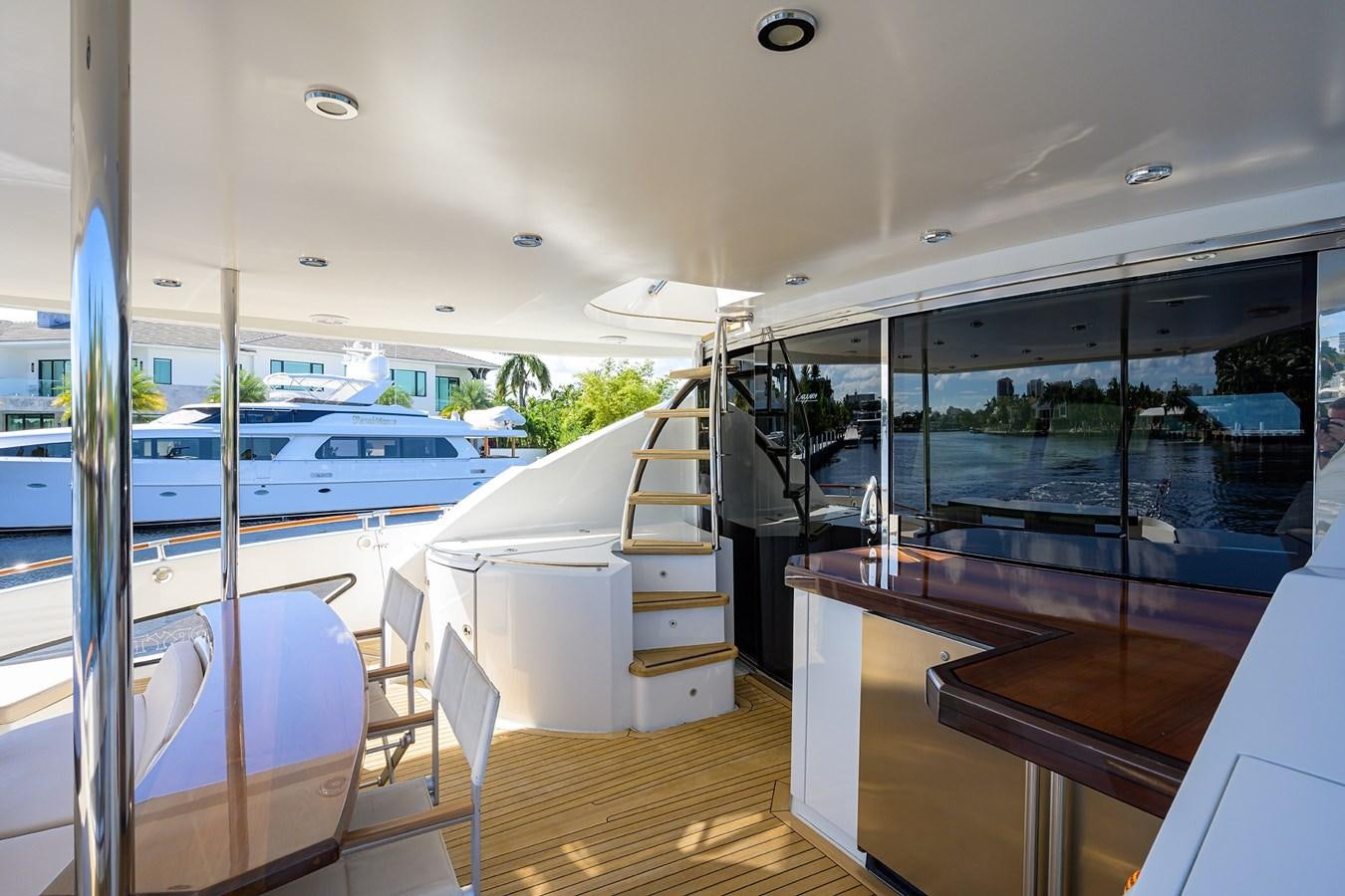 inside of a boat aboard ALGORYTHM Yacht for Sale