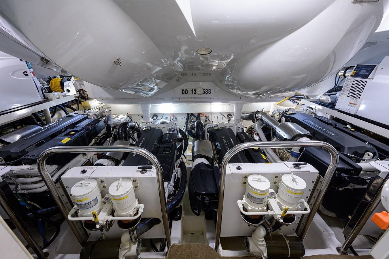 inside view of an airplane aboard ALGORYTHM Yacht for Sale
