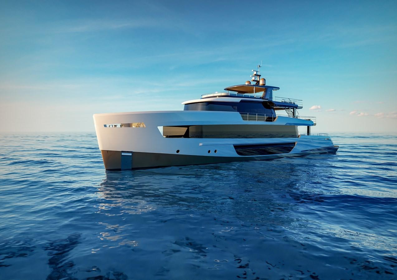 a boat in the water aboard PICCOLO Yacht for Sale