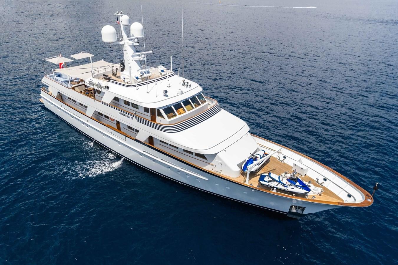 a boat in the water aboard SYNTHESIS 66 Yacht for Sale