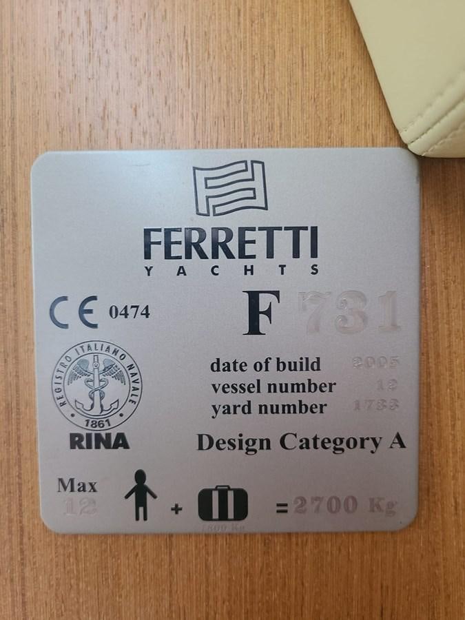 text, whiteboard aboard SEDROP - 2006 FERRETTI 731 @ PTO. AVENTURAS Yacht for Sale
