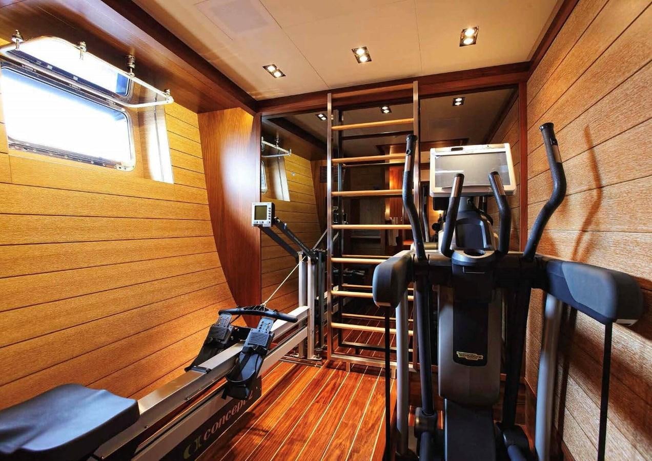 a room with equipment and equipment aboard STATE OF GRACE Yacht for Charter
