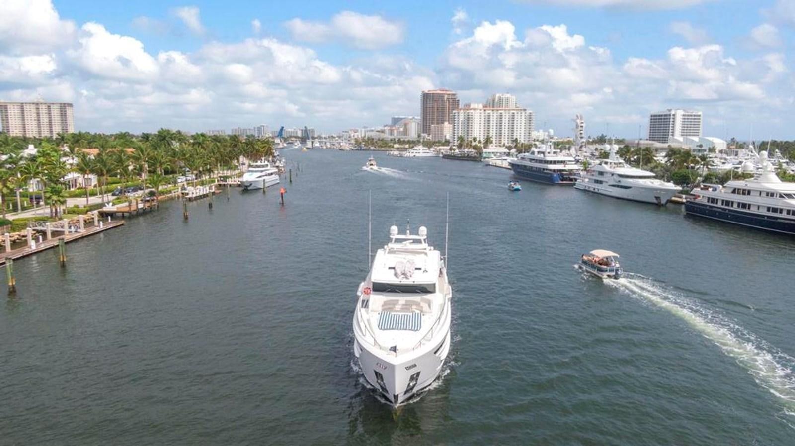 boats on the water aboard BELLA TU Yacht for Sale