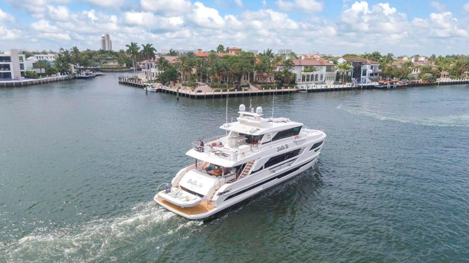 a boat on the water aboard BELLA TU Yacht for Sale