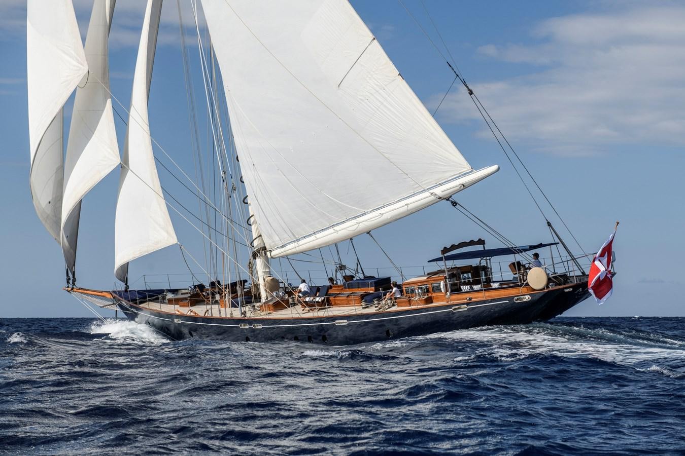 a sailboat on the water aboard ALEXA OF LONDON Yacht for Sale