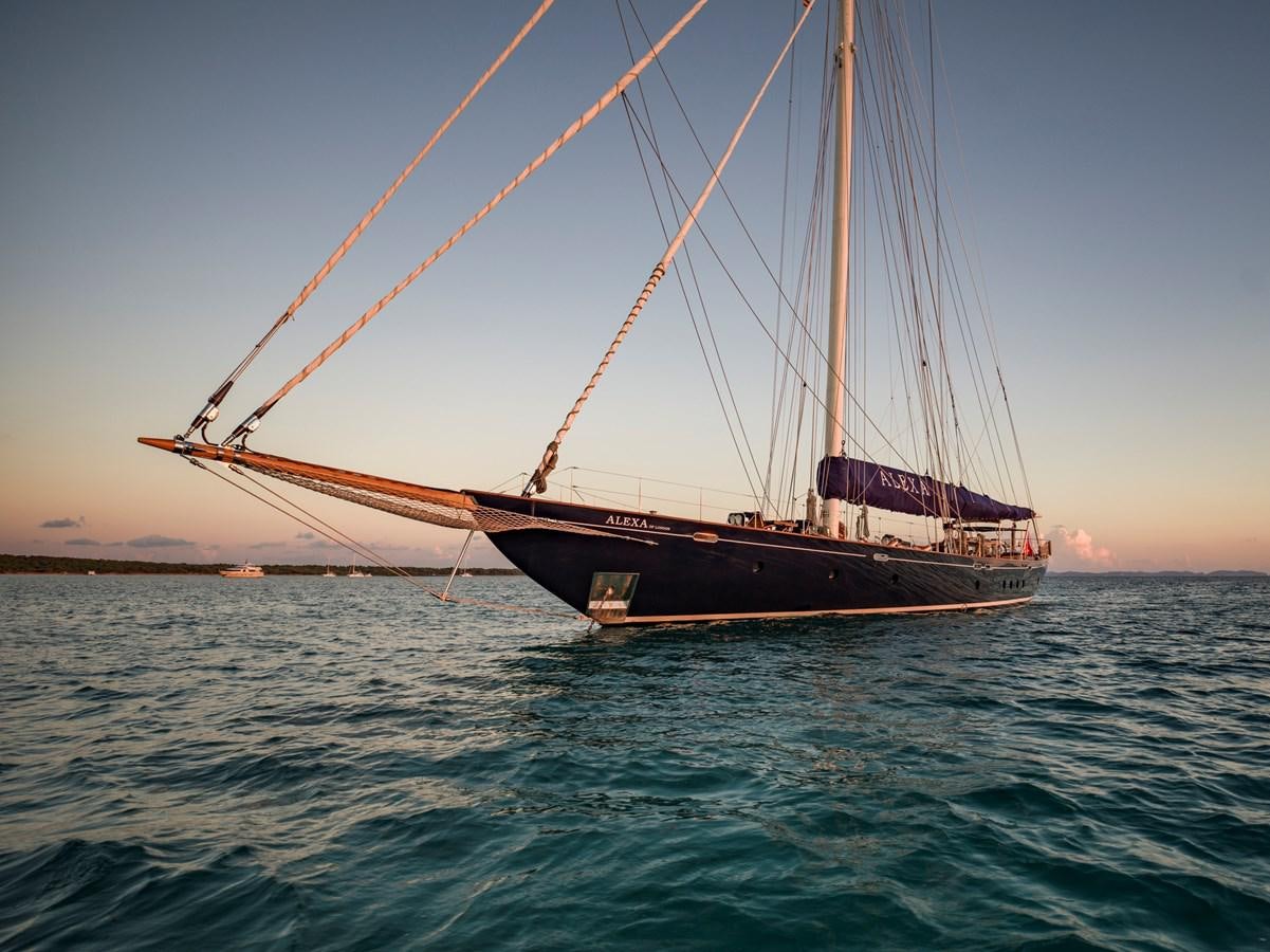 a sailboat on the water aboard ALEXA OF LONDON Yacht for Sale