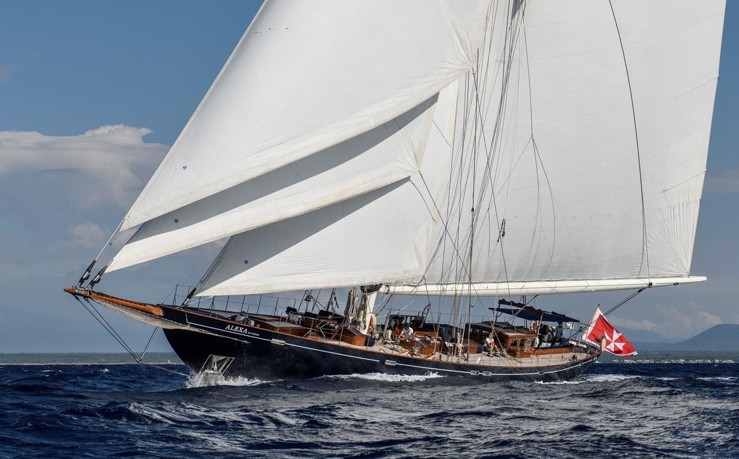 a sailboat on the water aboard ALEXA OF LONDON Yacht for Sale