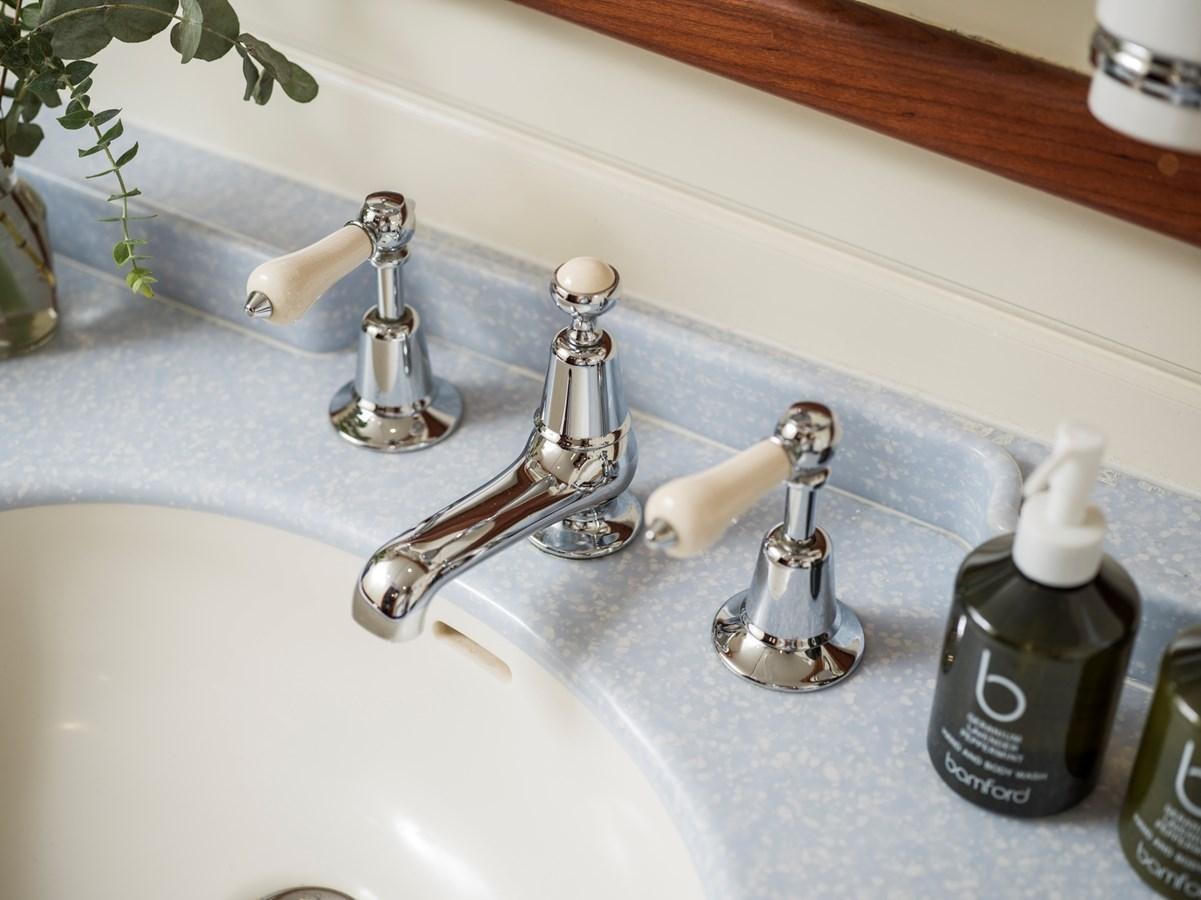 a sink with a faucet aboard ALEXA OF LONDON Yacht for Sale