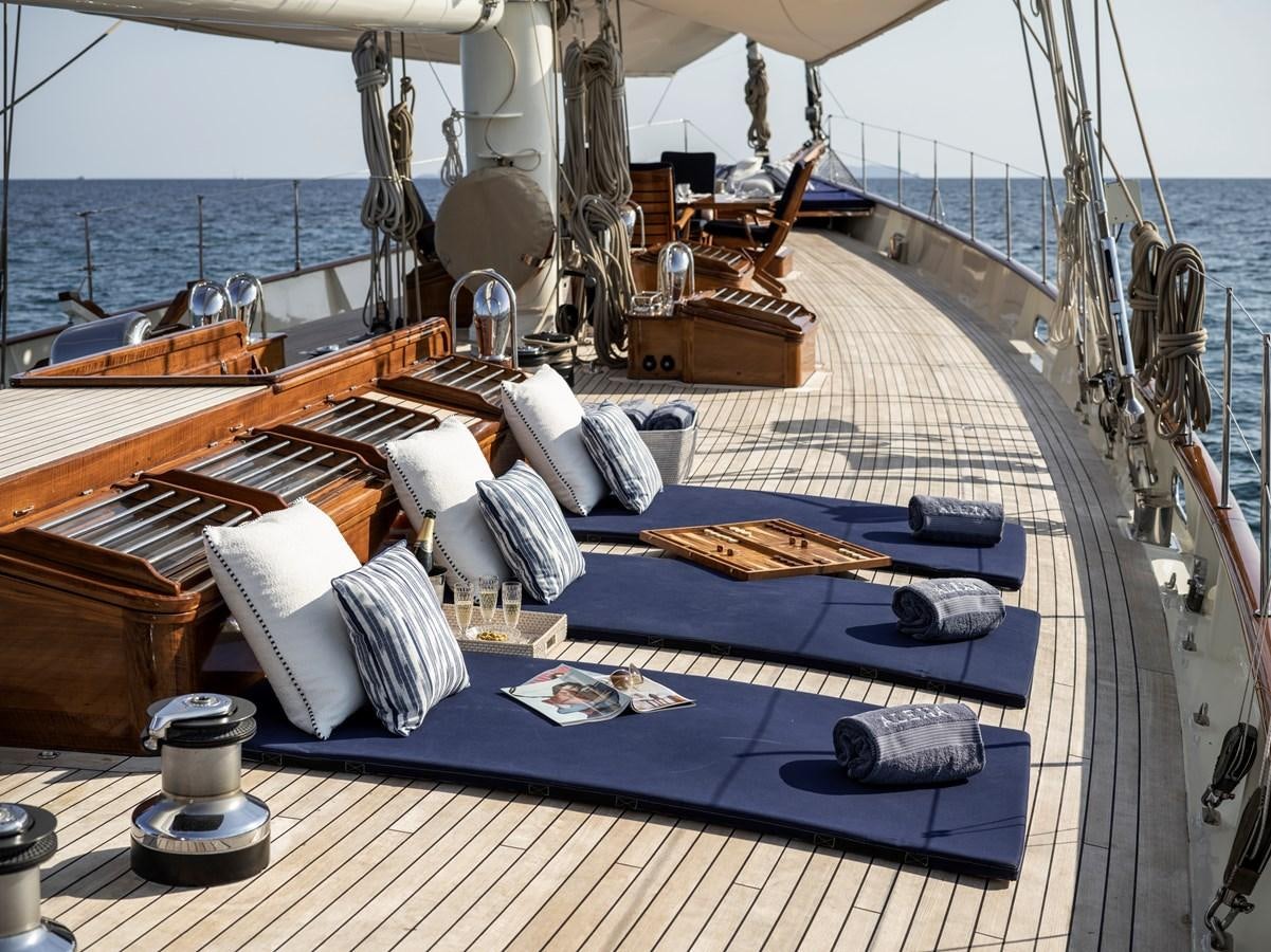 a boat on the water aboard ALEXA OF LONDON Yacht for Sale