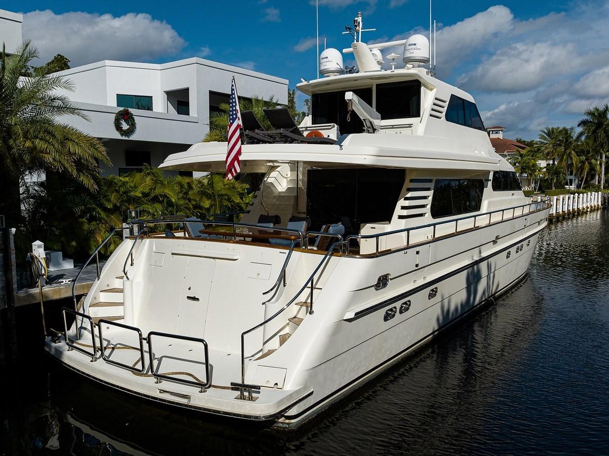a large white boat aboard 82 Yacht for Sale