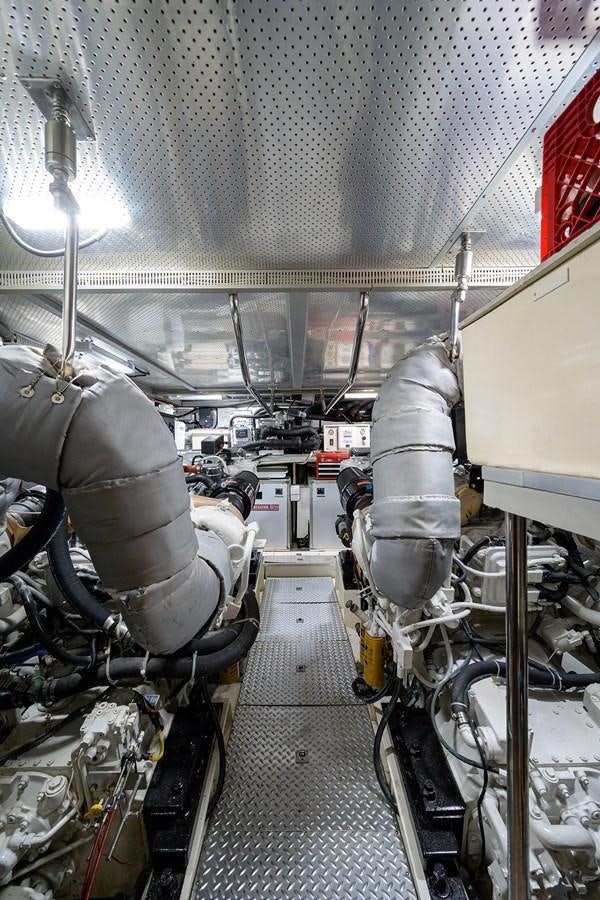 a large factory with several machines aboard 82 Yacht for Sale