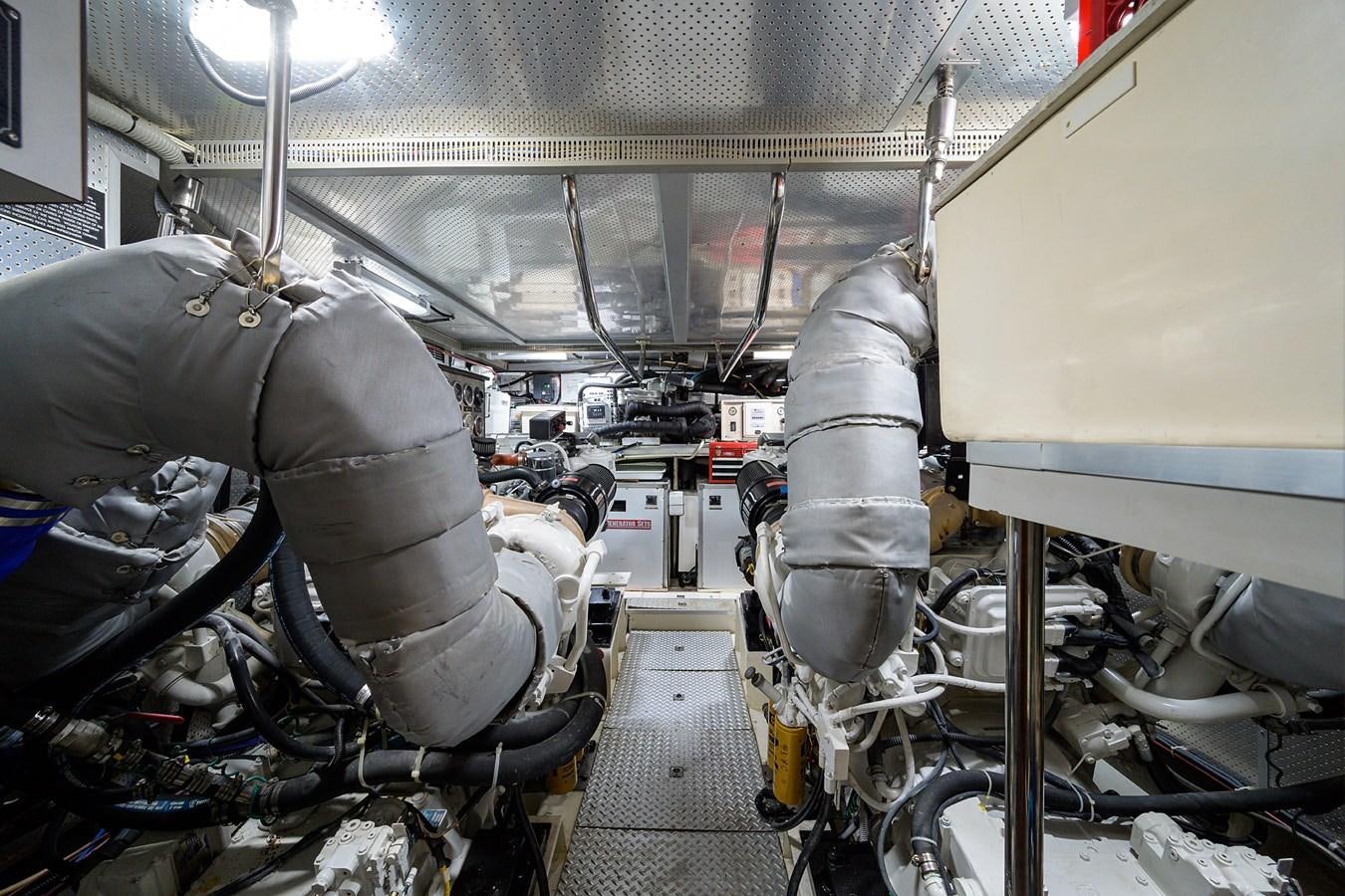 a machine with a large metal pipe aboard 82 Yacht for Sale