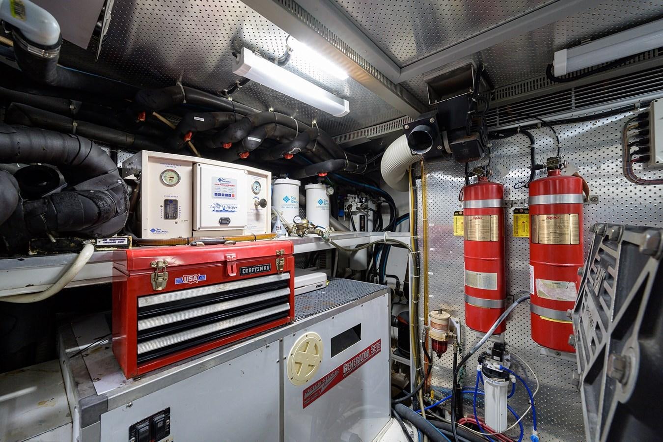 a close-up of a car aboard 82 Yacht for Sale