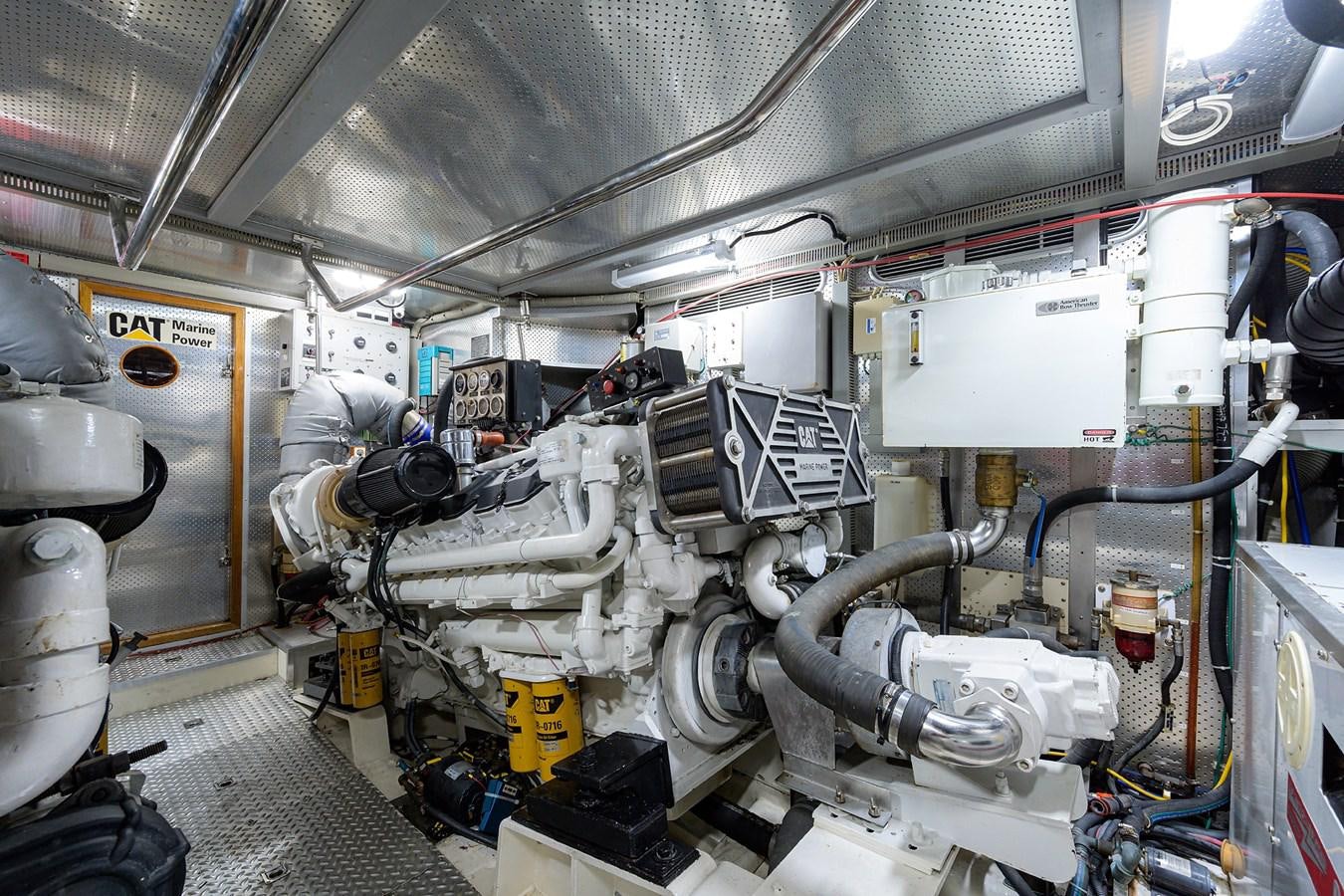 a machine with a large amount of equipment in it aboard 82 Yacht for Sale