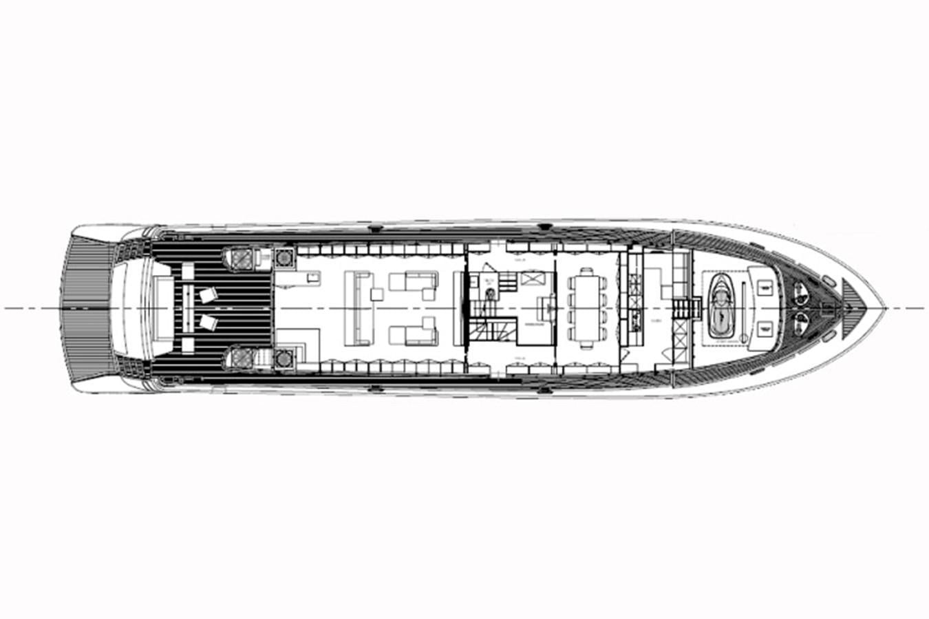diagram, engineering drawing aboard MIKYMAR Yacht for Sale