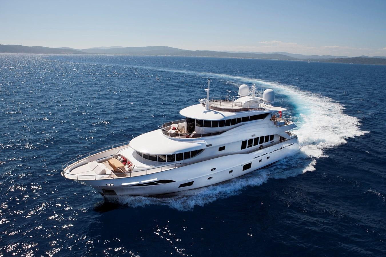 a boat on the water aboard GATSBY Yacht for Sale