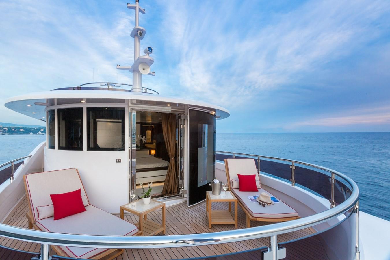 a boat on the water aboard GATSBY Yacht for Sale