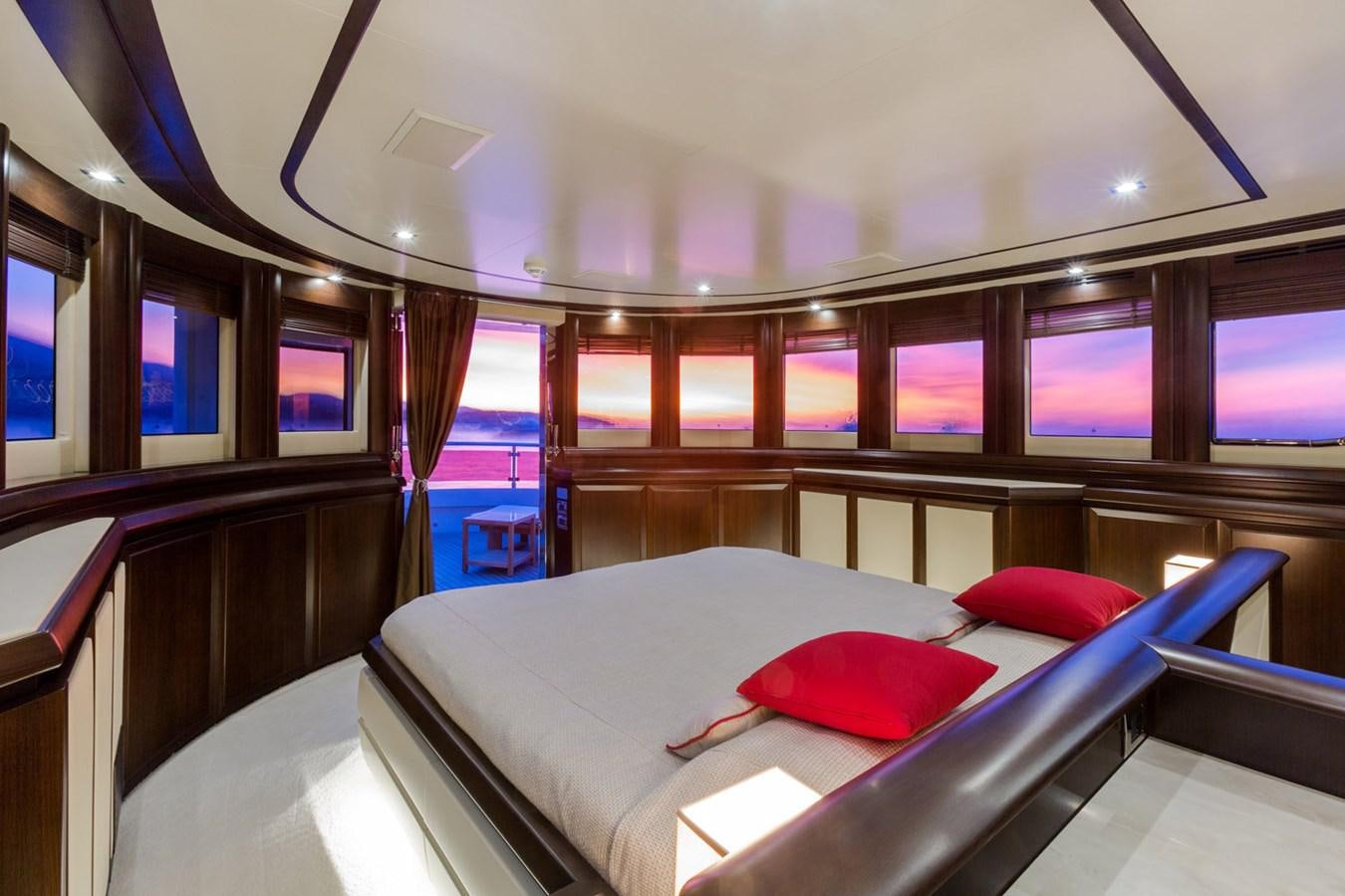 inside of a vehicle aboard GATSBY Yacht for Sale