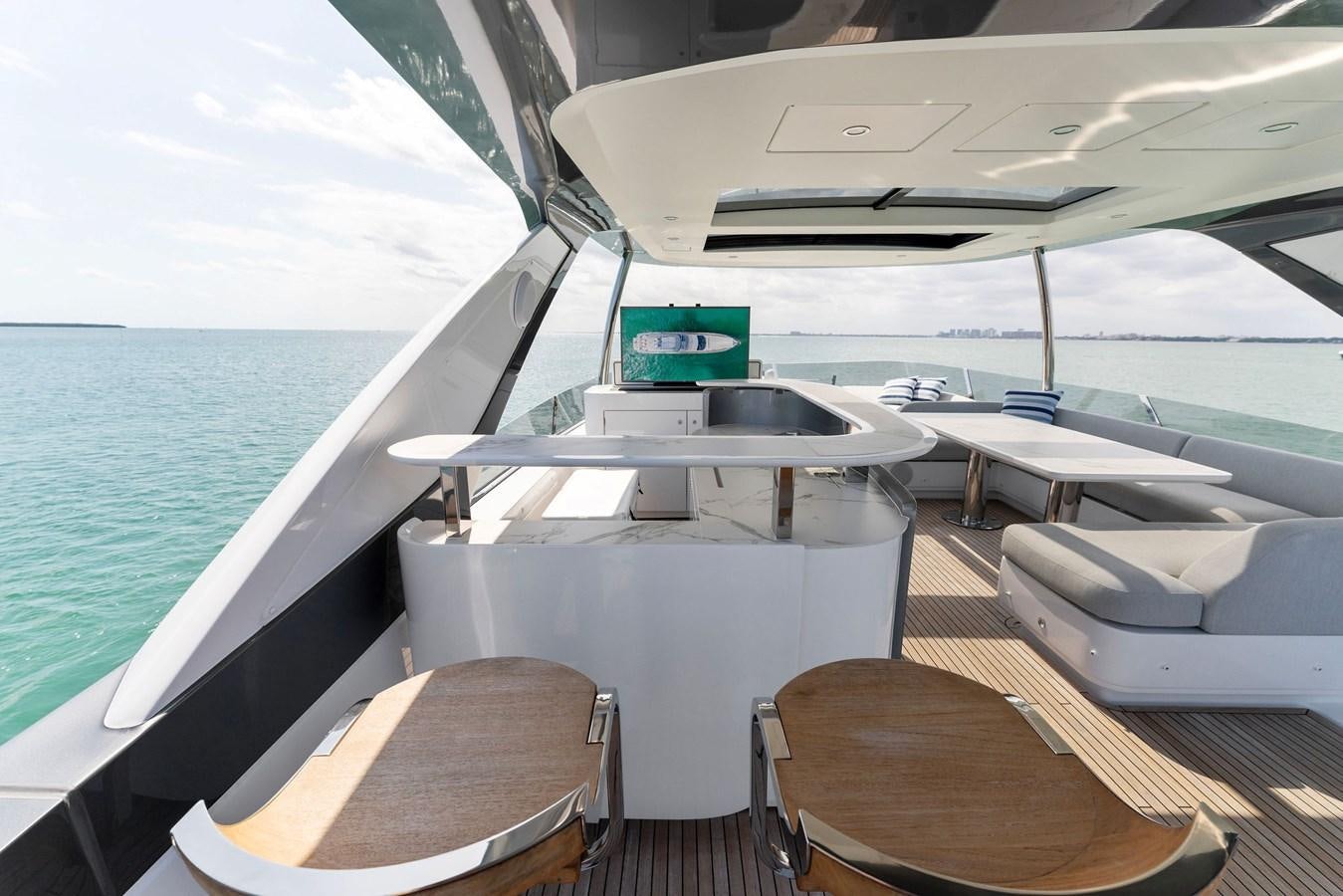 a boat on the water aboard NENA Yacht for Sale