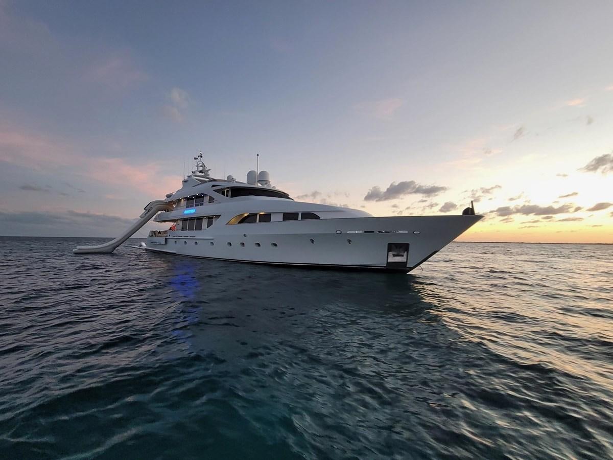 a boat on the water aboard LAGNIAPPE Yacht for Sale
