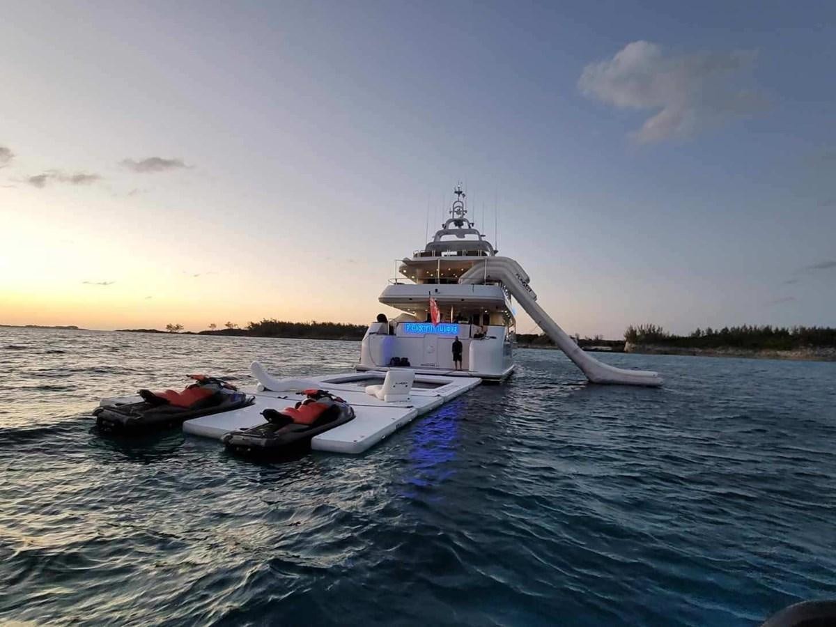 a boat on the water aboard LAGNIAPPE Yacht for Sale
