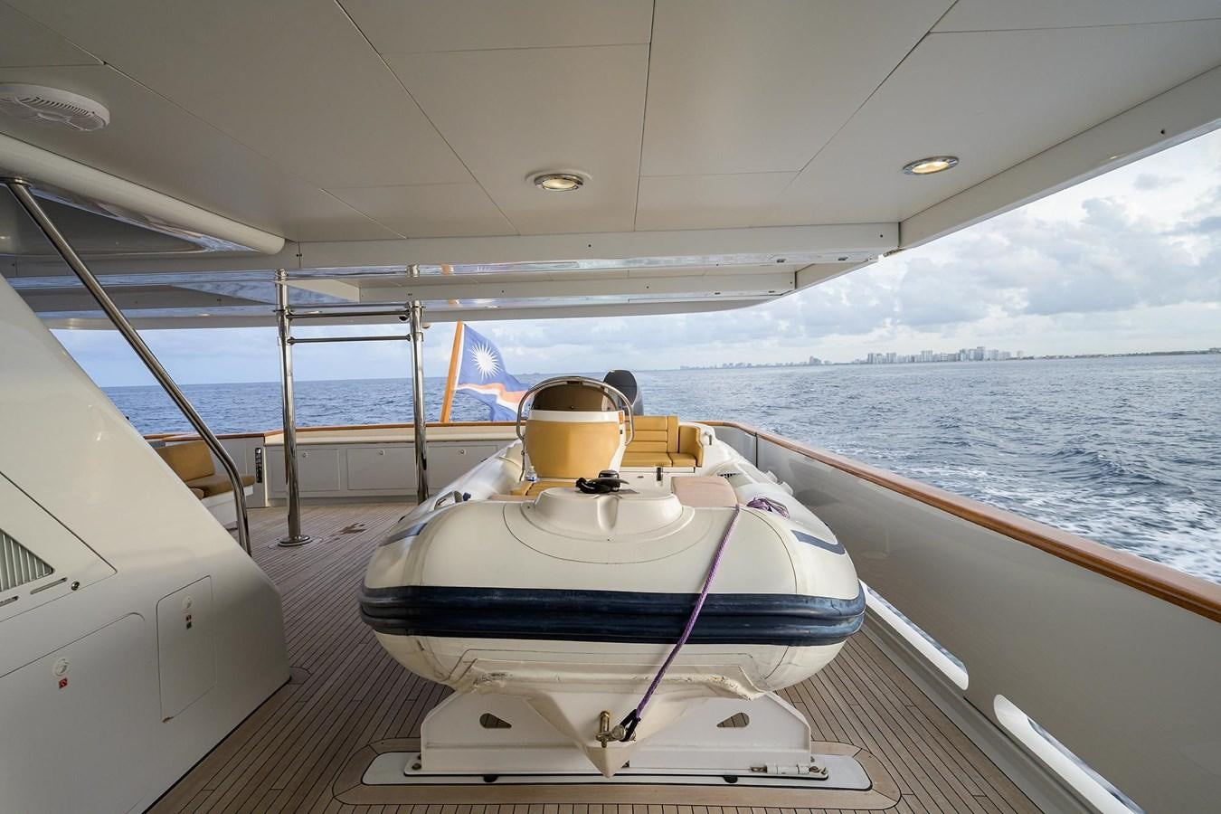a boat on a boat aboard LAGNIAPPE Yacht for Sale