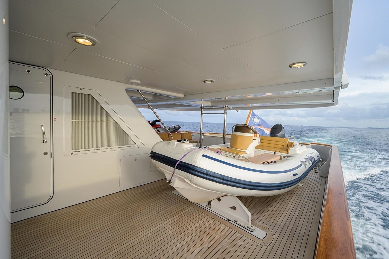 a boat on a boat aboard LAGNIAPPE Yacht for Sale