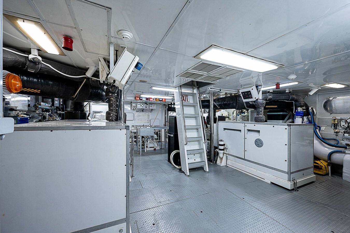 a machine in a factory aboard LAGNIAPPE Yacht for Sale