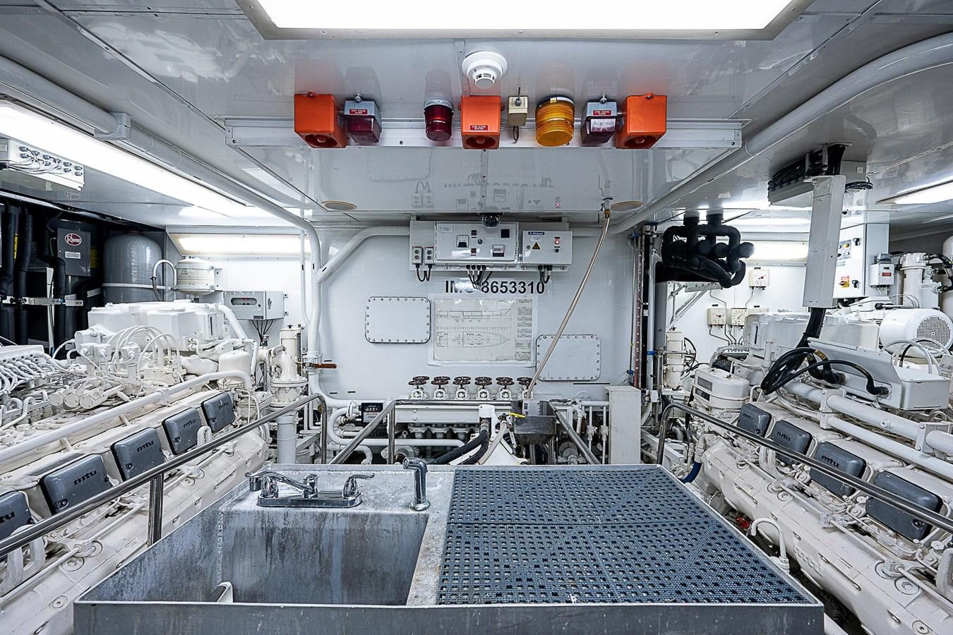 a machine in a factory aboard LAGNIAPPE Yacht for Sale