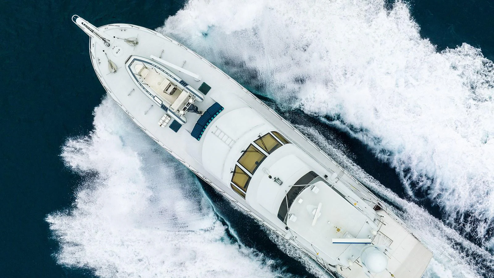 a ship in the water aboard SIR JON II Yacht for Sale