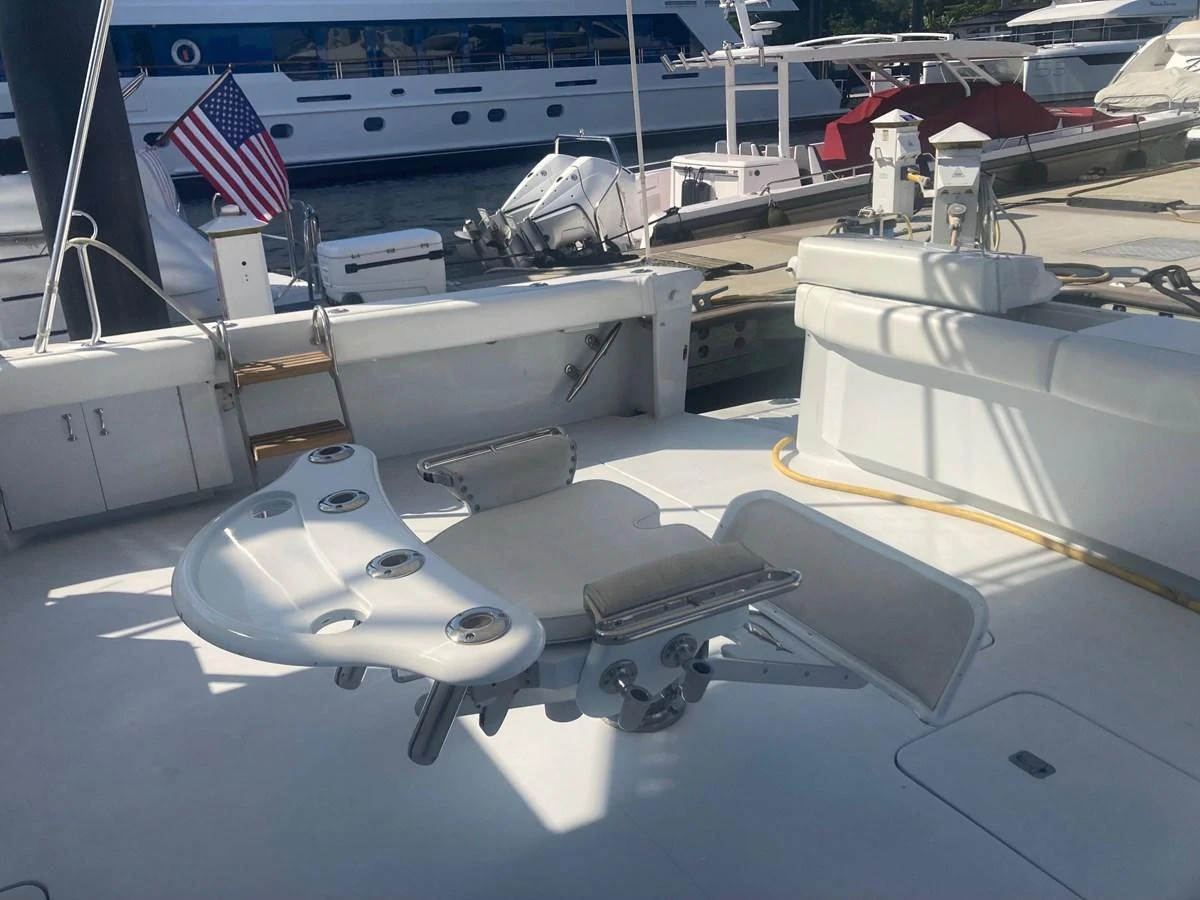 a model of a military plane aboard SIR JON II Yacht for Sale