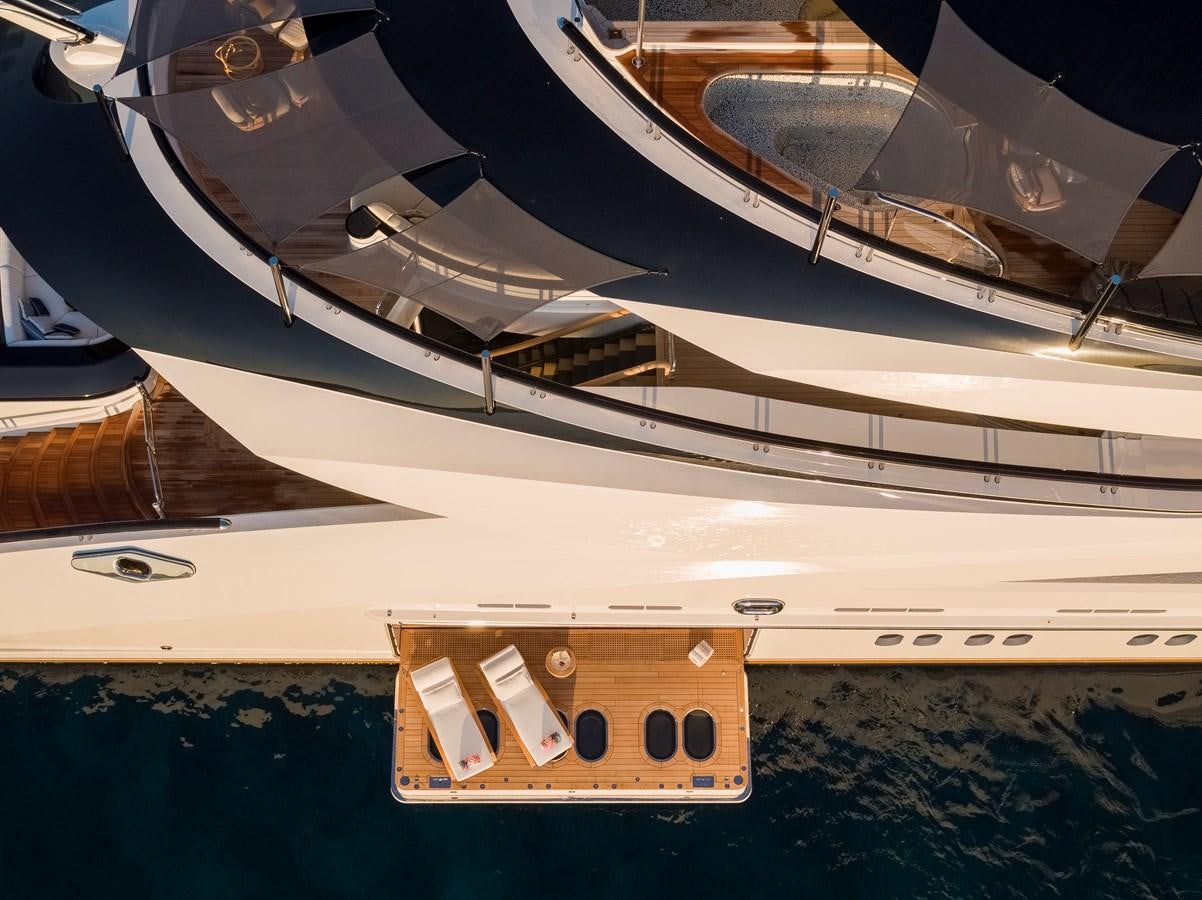 a satellite in space aboard AHPO Yacht for Sale