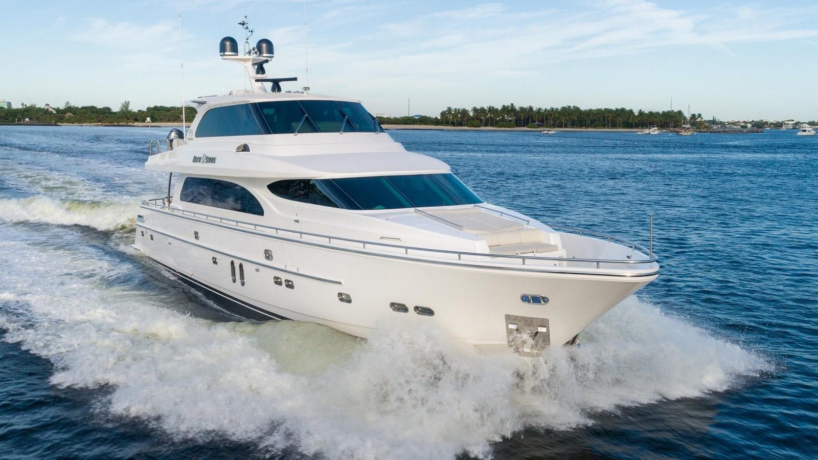 a white yacht on the water aboard E84 Yacht for Sale