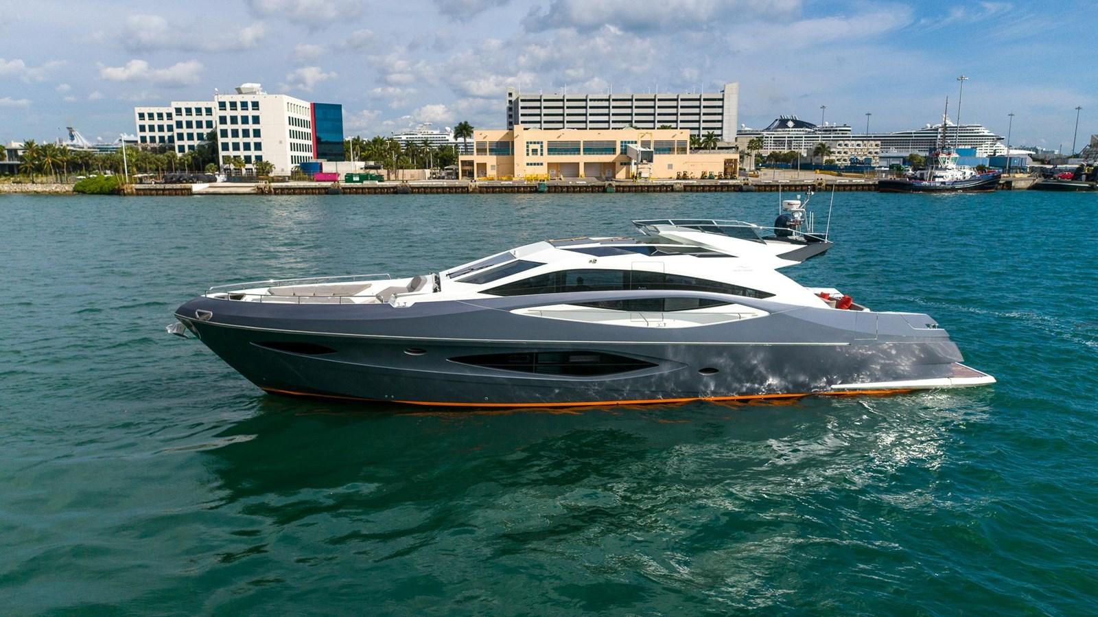 a boat in the water aboard ADONIS Yacht for Sale
