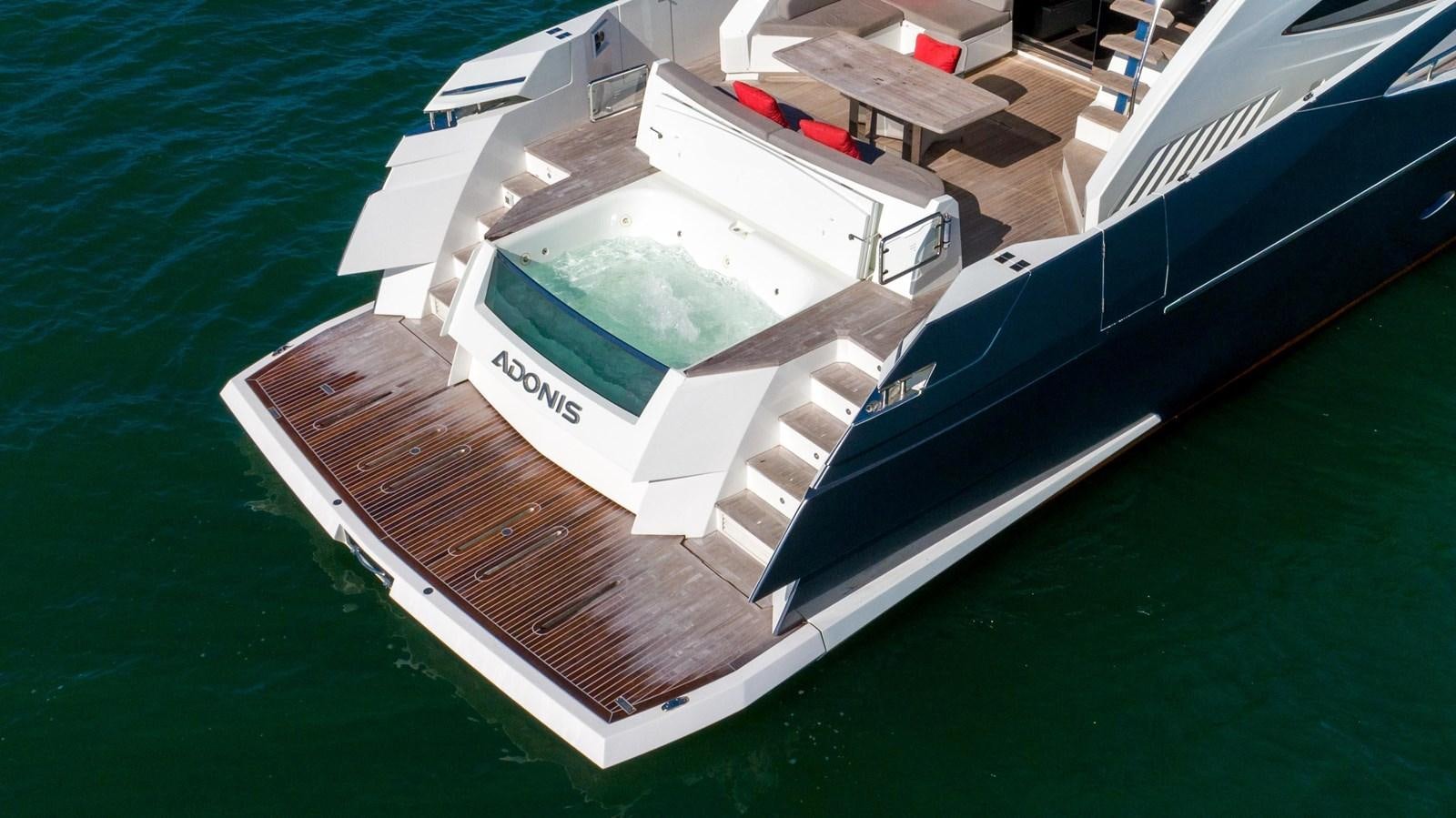 a large ship on the water aboard ADONIS Yacht for Sale