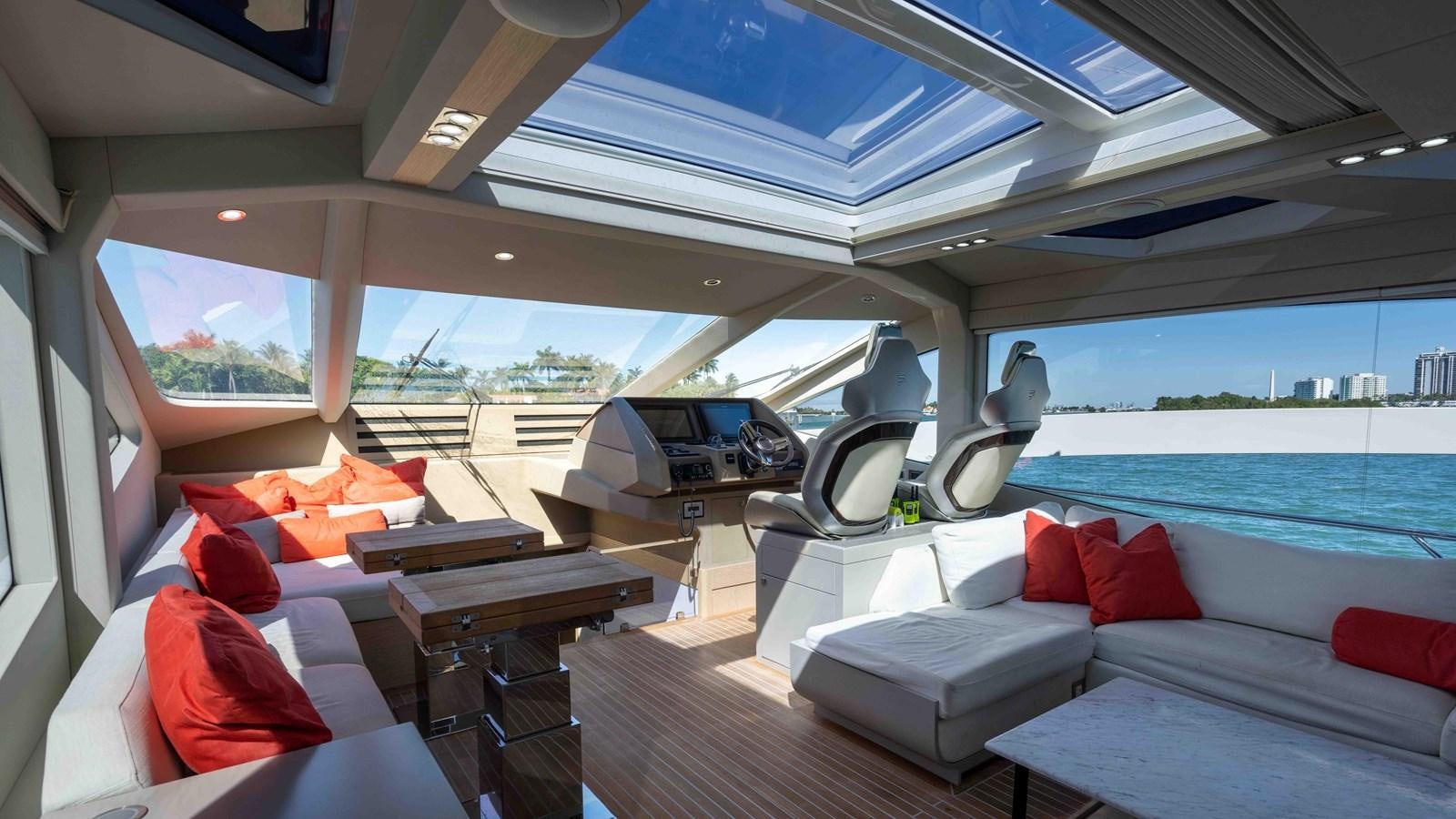 inside of a boat aboard ADONIS Yacht for Sale