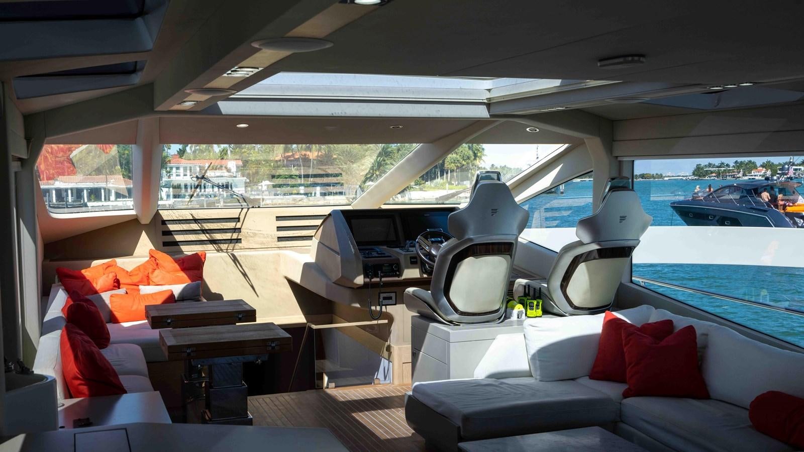inside of a boat aboard ADONIS Yacht for Sale