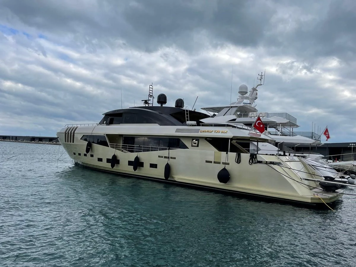 a white yacht in the water aboard PENNON Yacht for Sale