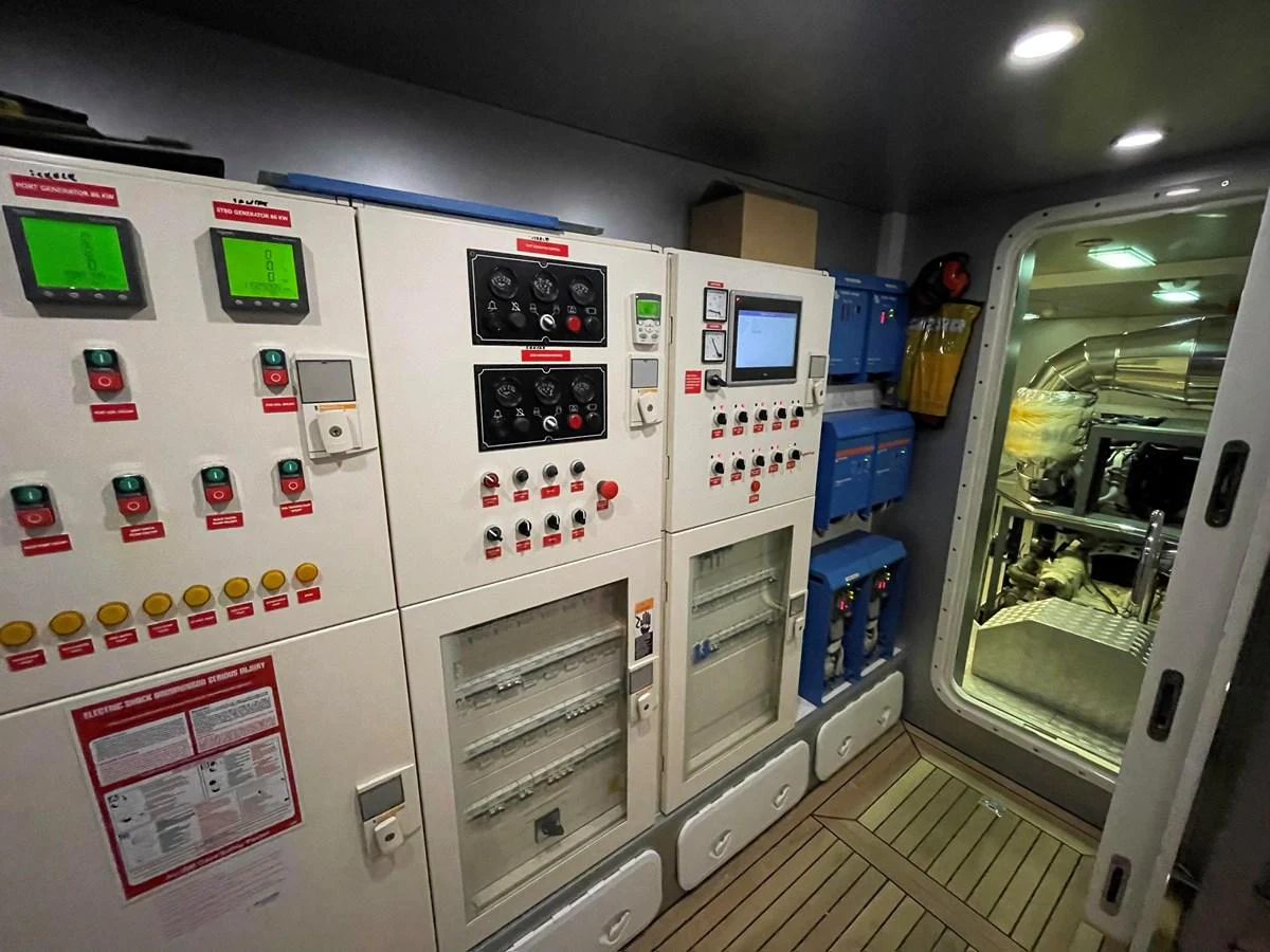 a large white machine with many buttons aboard PENNON Yacht for Sale