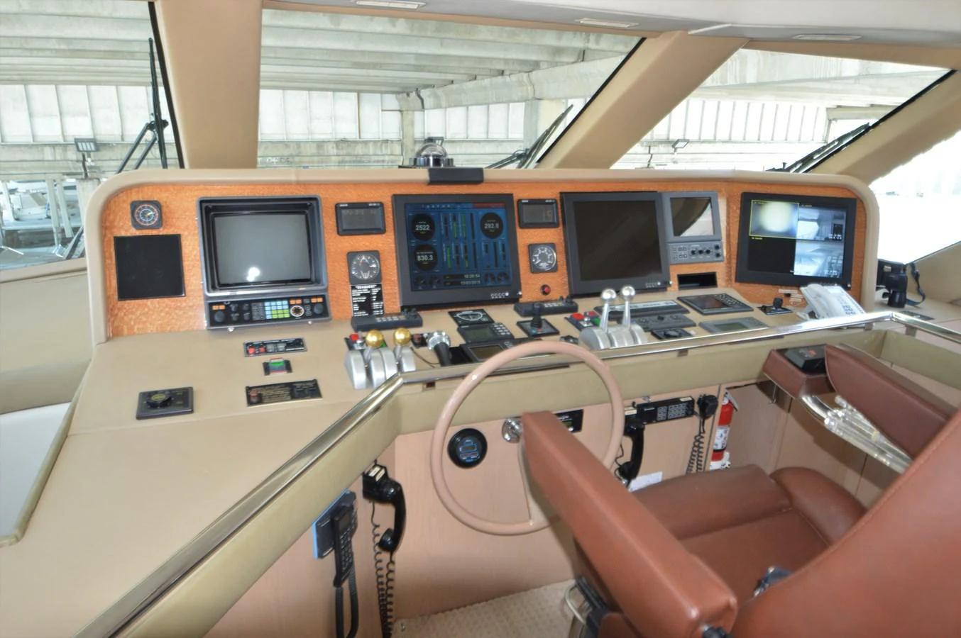 inside of a plane aboard SEAQUEST Yacht for Sale