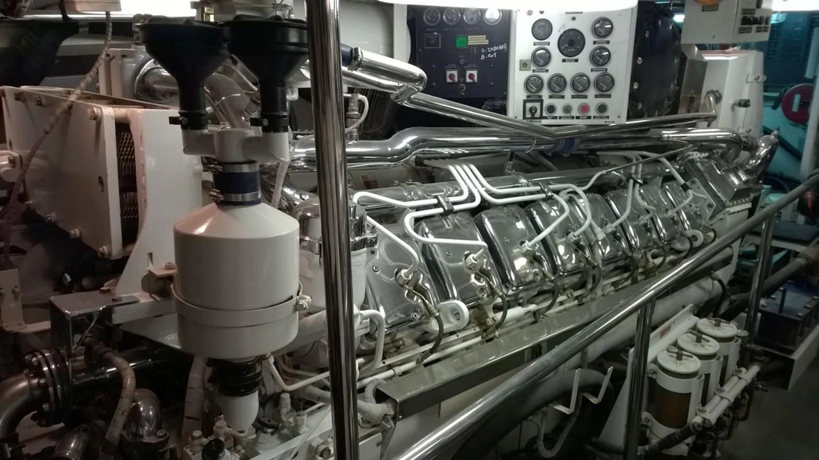 a machine with a machine aboard SEAQUEST Yacht for Sale