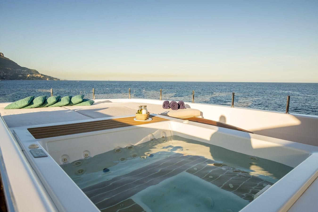 a boat on the water aboard AXIOS Yacht for Sale
