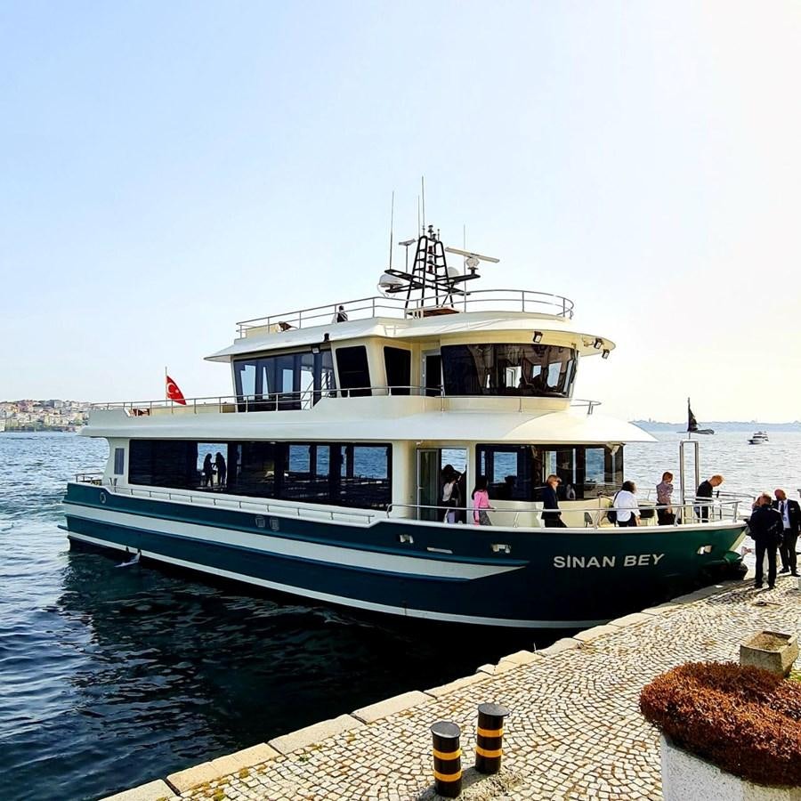 a boat on the water aboard SINAN BEY Yacht for Sale