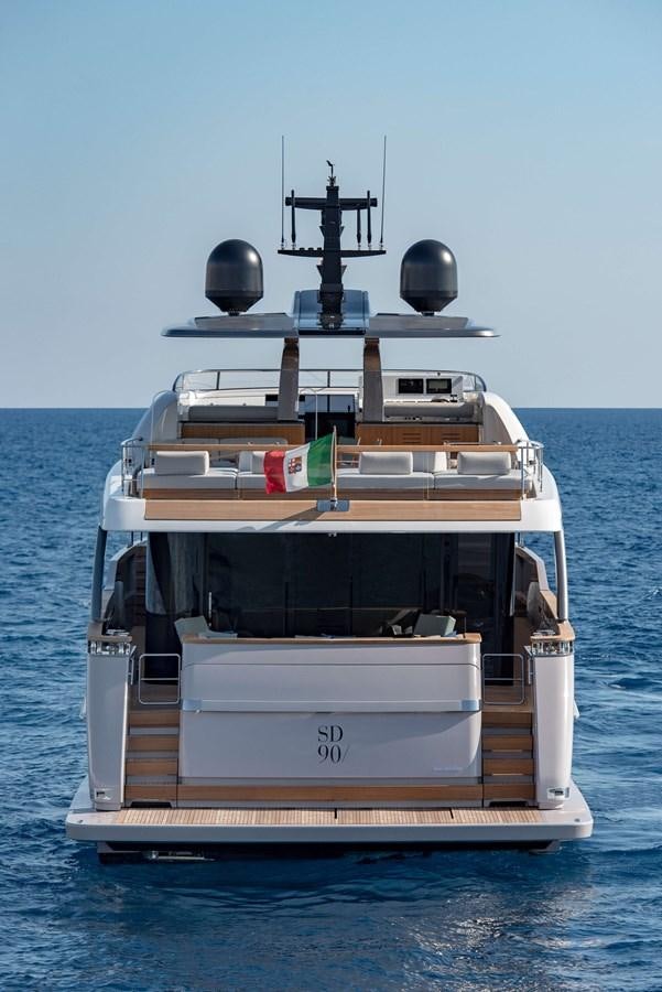 a boat in the water aboard LA BREZZA Yacht for Sale