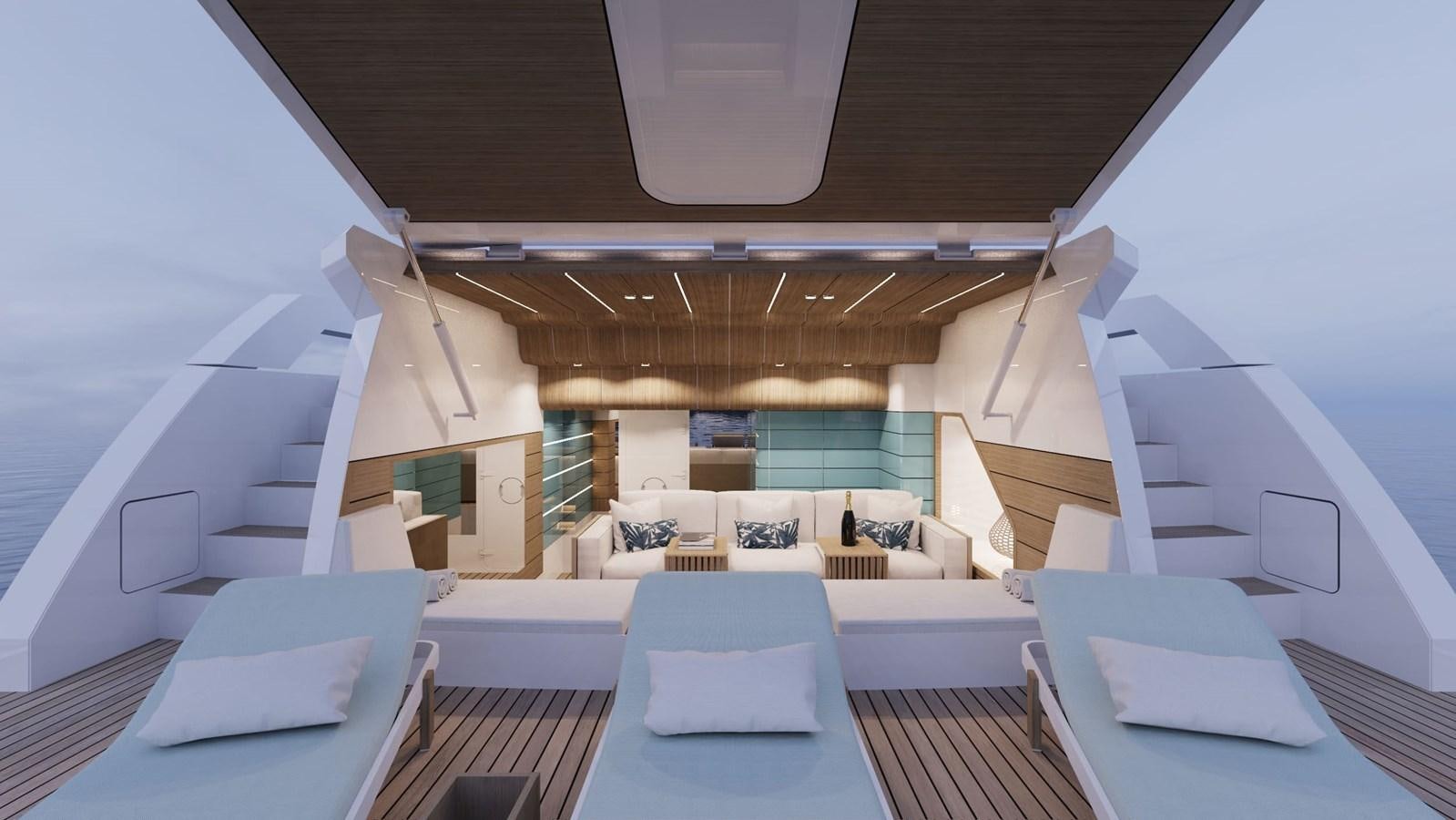 a room with a pool aboard IRISH REBEL Yacht for Sale